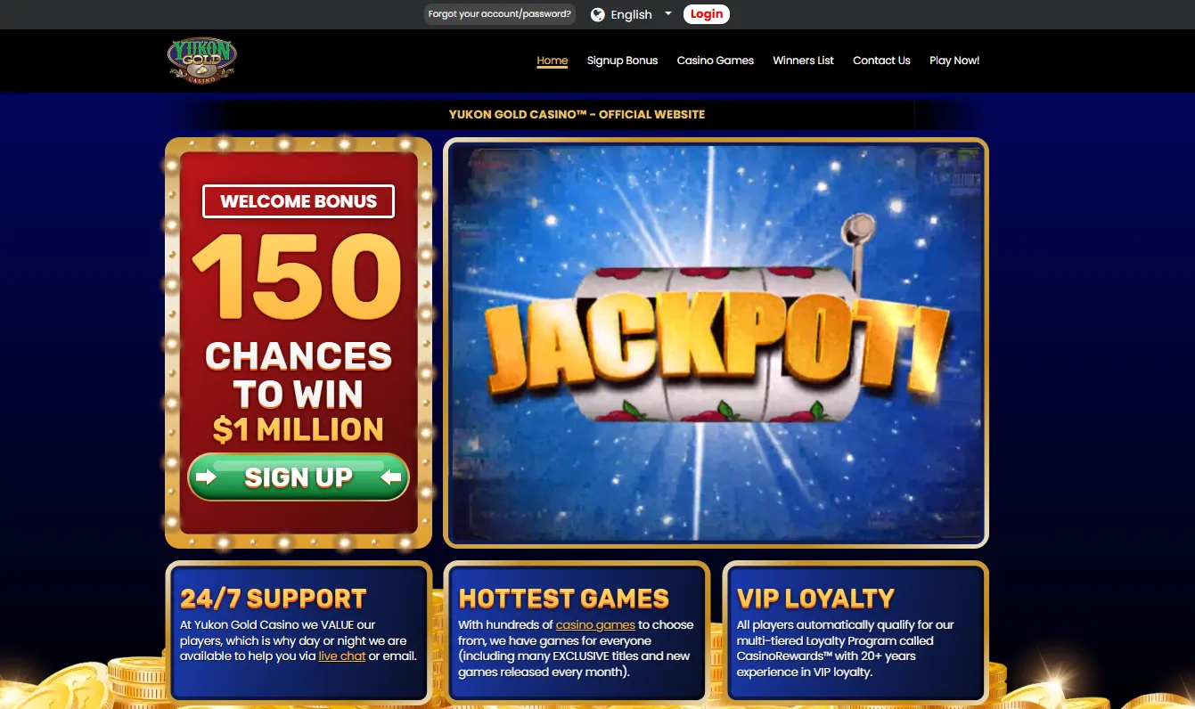 Welcome to Yukon Gold Casino rewards experience