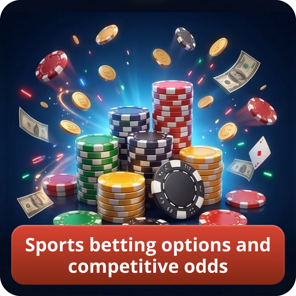 Sports betting options and competitive odds